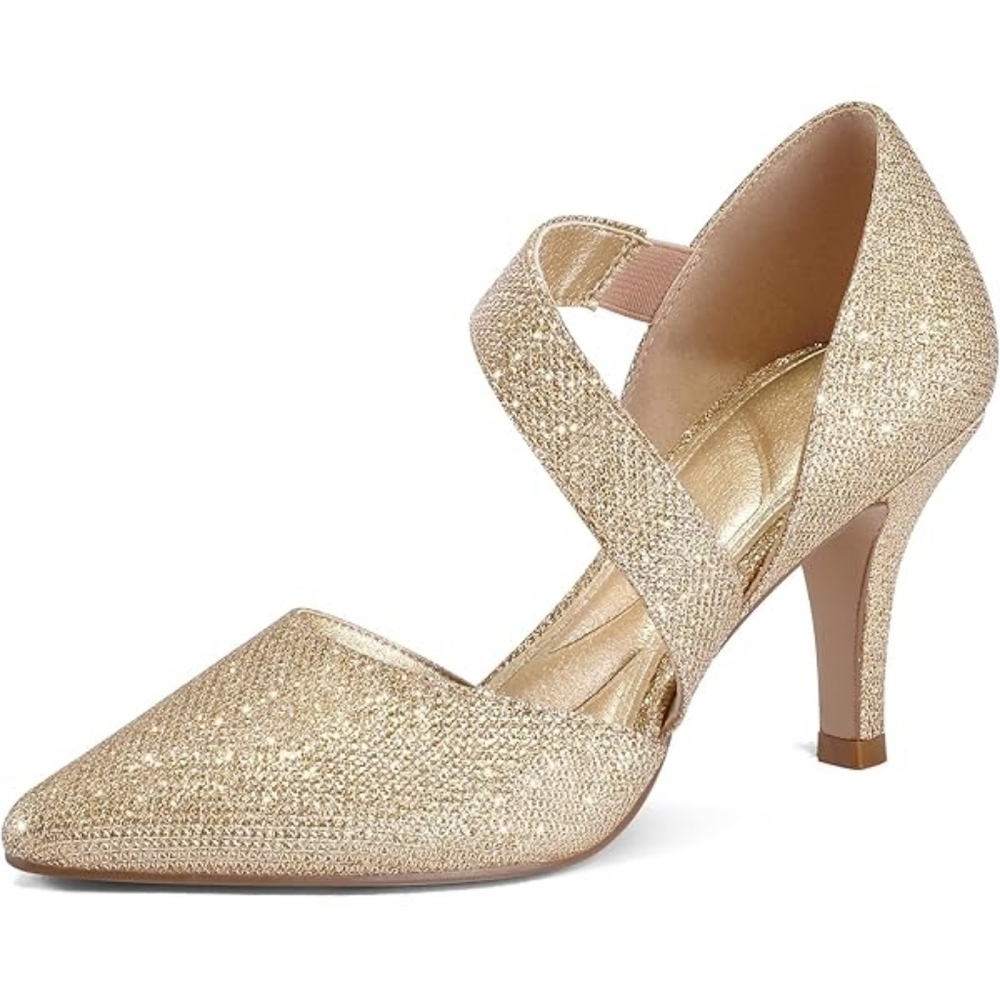 Gold Women's Heels